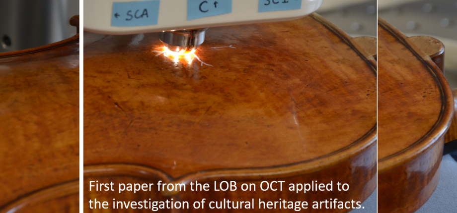 New publication in npj Heritage Science, first paper from the LOB on OCT applied to the investigation of cultural heritage artifacts.