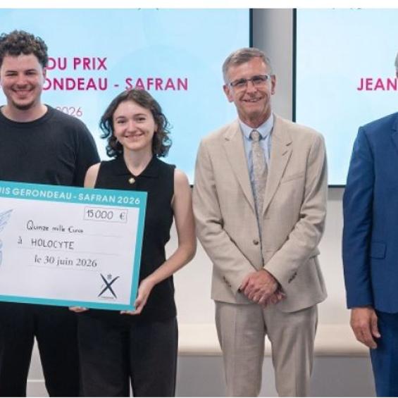 Congratulations to Robin Kuhner on winning the Jean-Louis Gerondeau–Safran Award!