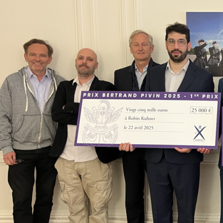 Robin Kuhner , lauréat du prix Bertrand Pivin 2025